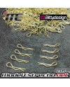 CLIPS CARROCERIA BITTYDESIGN DORADOS (8 U.)