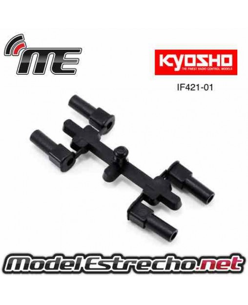 CASQUILLOS SOPORTE MANGUETA DELANTEROS INFERNO MP9 KYOSHO