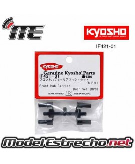 CASQUILLOS SOPORTE MANGUETA DELANTEROS INFERNO MP9 KYOSHO