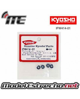 CASQUILLOS MAGUETAS DE DIRECCION TRASEROS ALUMINIO KYOSHO INFERNO MP9