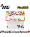 YOKOMO 3X6X1.0mm ALUMINIUM SHIM 