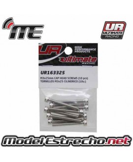 TORNILLOS M3x25mm  (10U.)