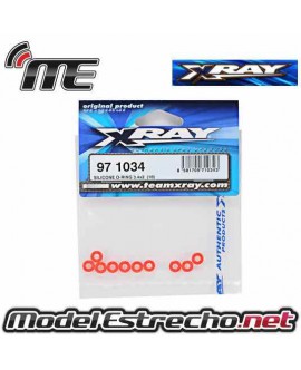 XRAY O-RING SILICONA 3.4X2 (10U.) 