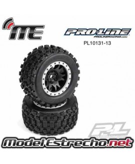 PROLINE BADLANDS MX43 PRO-LOC ALL TERRAIN TIRES MOUNTED FOR X-MAXX