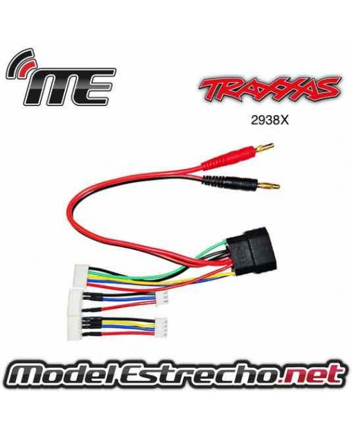 TRAXXAS ADAPTADOR CABLE BALANCEO MAS BANANA CARGA