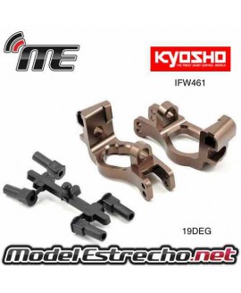 SOPORTE DELANTEROS KYOSHO INFERNO MP9 19 DEG ALUMINIO K.IFW461