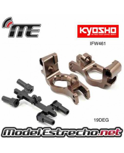 SOPORTE DELANTEROS KYOSHO INFERNO MP9 19 DEG ALUMINIO K.IFW461