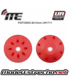 PISTONES AMORTIGUADOR ULTIMATE CONICOS 16mm ( 8x 1.2 mm INCLINADOS )( 2U. )