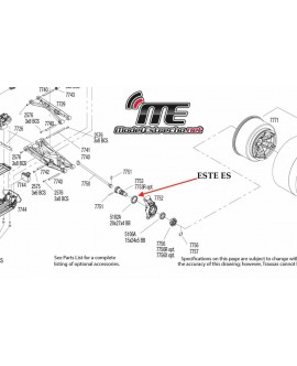 TRAXXAS RODAMIENTOS 20x27x4mm