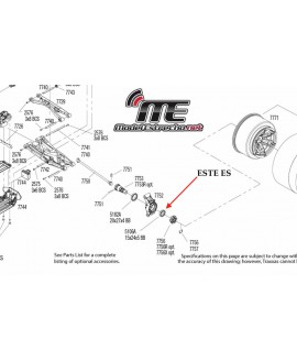 TRAXXAS RODAMIENTOS 20x27x4mm