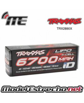 BATERIA TRAXXAS POWER CELL LIPO 6700MAH 14.8V 4S 25C 