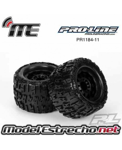 TRENCHER 3.8 ( TRAXXAS STYLE BEAD ) ALL TERRAIN TIRES MOUN 