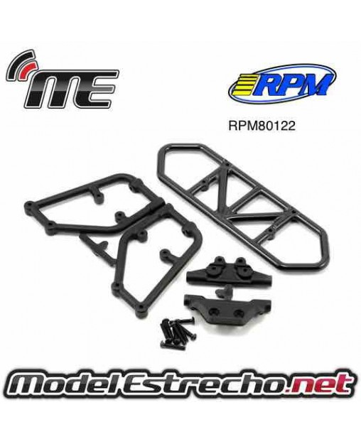 RPM REAR BUMPER FOR TRAXXAS SLASH 4x4 BLACK