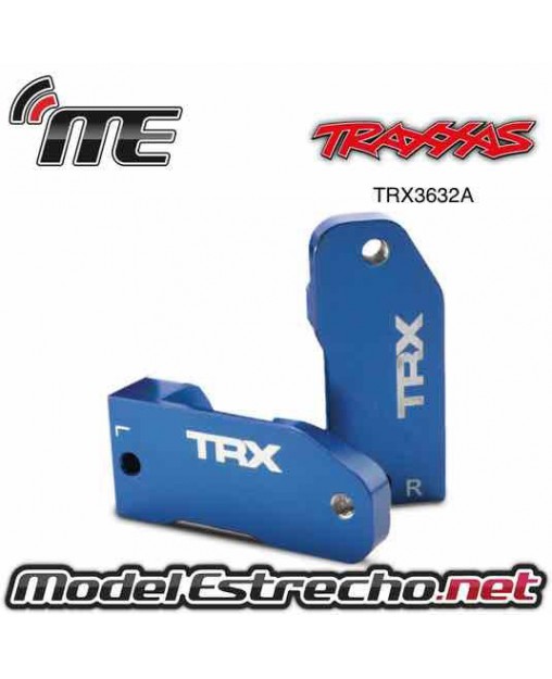 TRAXXAS CASTER BLOCKS 30 DEGREE BLUE ANODIZED 