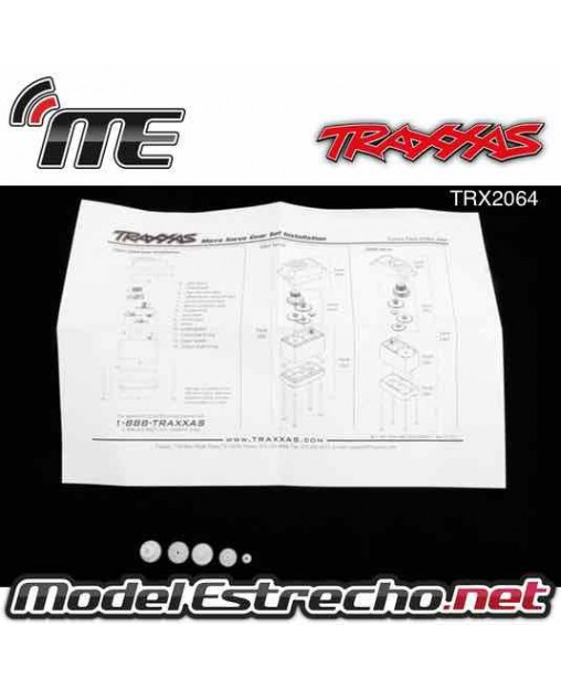 TRAXXAS GEAR SET ( FOR 2065 WATERPROOF SUB-MIVRO SERVO )