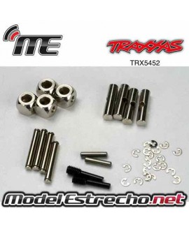 TRAXXAS U-joints, driveshaft (carrier (4) 4.5mm cross pin (4) 3mm cross pin (4) e-clips EREVO 2 VXL BRUSHLESS