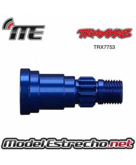 TRAXXAS STUB AXLE ALUMINIO AZUL ANONIZADO