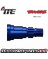 TRAXXAS STUB AXLE ALUMINIO AZUL ANONIZADO