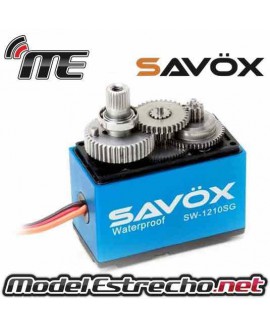 SERVO SAVOX SW1210SG WATERPROOF 6V 20Kg 0.15 Seg.