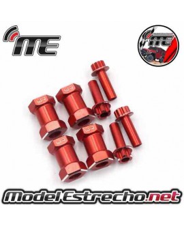 ADAPTADOR 20mm HEXAGONO 12mm EN ALUMINIO 