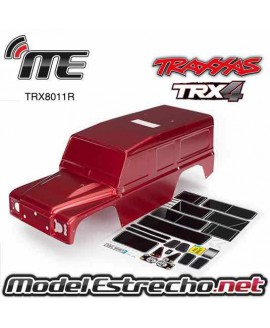 TRAXXAS CARROCERIA DEFENDER TRX-4 ROJO