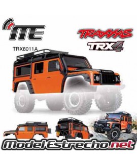 TRAXXAS CARROCERIA DEFENDER TRX-4 PINTADA ROJO