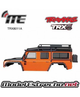 TRAXXAS CARROCERIA DEFENDER TRX-4 PINTADA ROJO