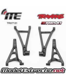 TRAXXAS TRAPECIOS DELANTERO INFERIOR Y SUPERIOR E REVO 1/16