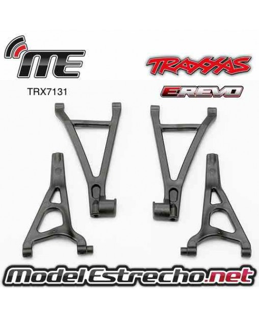 TRAXXAS TRAPECIOS DELANTERO INFERIOR Y SUPERIOR E REVO 1/16