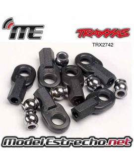 TRAXXAS ROD ENDS LONG (6) HOLLOW BALL CONNECTORS