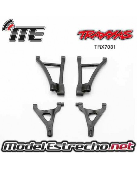 TRAXXAS TRAPECIO DELANTERO INFERIOR Y SUPERIOR E-REVO 1/16