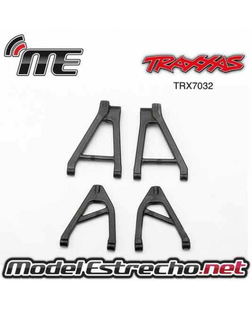 TRAXXAS TRAPECIO DELANTERO INFERIOR Y SUPERIOR E-REVO 1/16