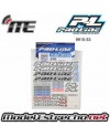 PROLINE PEGATINAS TEAM DECAL B&W