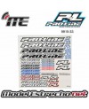 PROLINE PEGATINAS TEAM DECAL B&W
