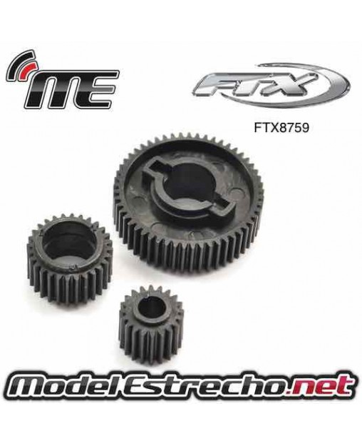 FTX MAULER TRANSMISSION GEAR SET  ( 20T, 28T, 53T )