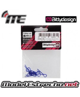 CLIPS CARROCERIA BITTYDESIGN AZULES (8 U.)