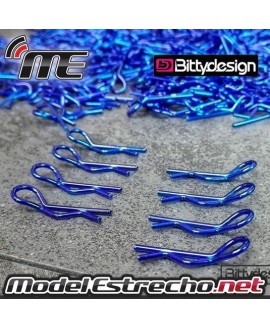 CLIPS CARROCERIA BITTYDESIGN AZULES (8 U.)