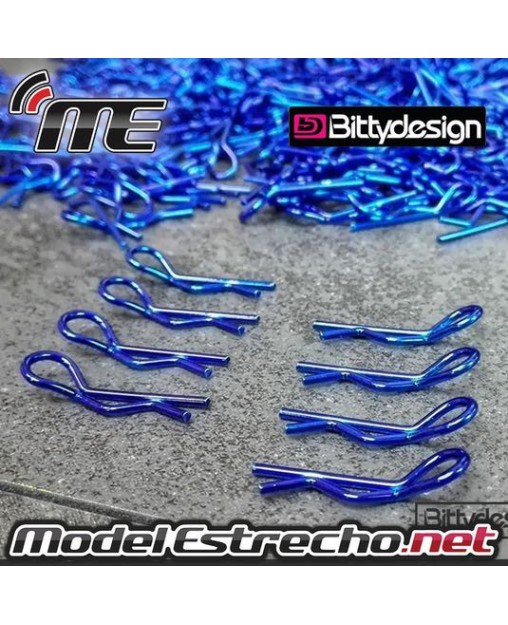 CLIPS CARROCERIA BITTYDESIGN AZULES (8 U.)