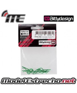 CLIPS CARROCERIA VERDE ( 8U )