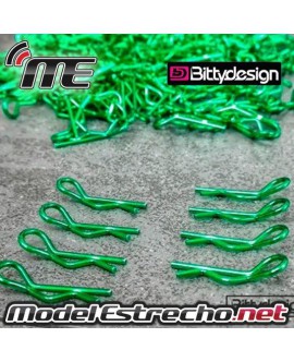 CLIPS CARROCERIA VERDE ( 8U )