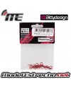 CLIPS CARROCERIA BITTYDESIGN ROJO (8 U.)
