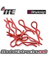 CLIPS CARROCERIA BITTYDESIGN ROJO (8 U.)