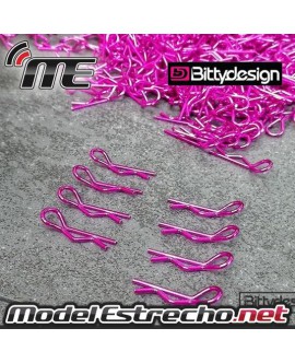 CLIPS CARROCERIA BITTYDESIGN ROSA (8 U.)