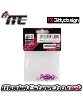CLIPS CARROCERIA BITTYDESIGN ROSA (8 U.)