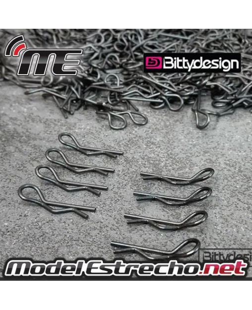 CLIPS CARROCERIA BITTYDESIGN NEGROS (8 U.)