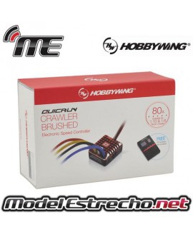 HOBBYWING QUICRUN 1080 WP 80A. CRAWLER BRUSHED ESC 1:8 & 1:10