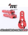 ALUMINIUM SERVO ARM 24T (SHORT) RED