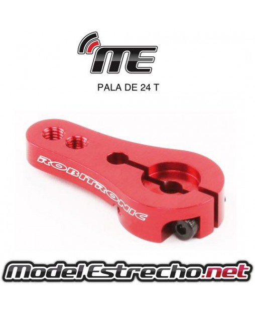 ALUMINIUM SERVO ARM 24T (SHORT) RED