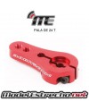 ALUMINIUM SERVO ARM 24T (SHORT) RED