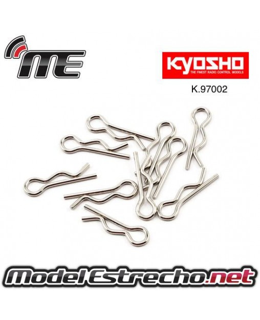 CLIPS CARROCERIA KYOSHO 1/8 (10U.)